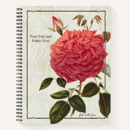 Rose Life mit Liebe Notebook - Blumengarm! Notizbuch