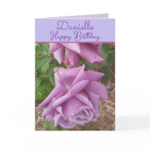 Rose Lila Blüten Blumen Mädchen Name Geburtstag