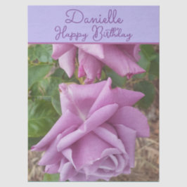 Rose Lila Blüten Blumen Mädchen Name Geburtstag Seidenpapier
