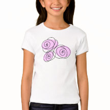 Rose Lilac Bouquet Mädchensöhne T - Shirt