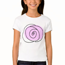 Rose Lilac Girls T - Shirt