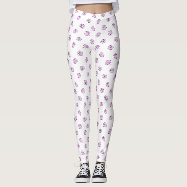 Rose Lilac Multi Leggings (Vorderseite)