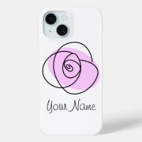 Rose Lilac "Name" iPhone Fall