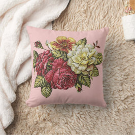 Rose Lily Blume Blumenrosa Kissen