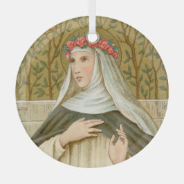 Rose Lima (BK 020) Ornament Aus Glas