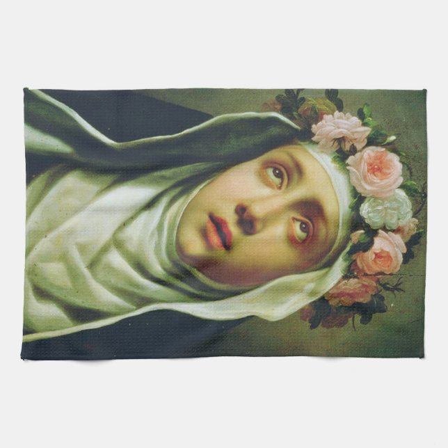 Rose Lima von Francesco de Mura Geschirrtuch (Horizontal)