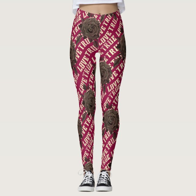 Rose Love Lugano Festival - Martha Argerich Projek Leggings (Vorderseite)
