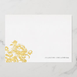 Rose Luxe Personal Stationery Folieneinladung