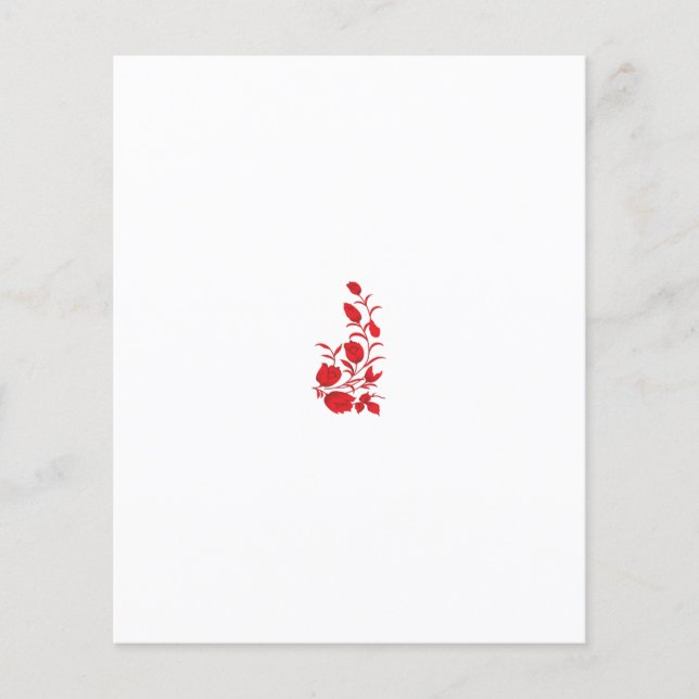 Rose Madder, Blumendesign von Thunderbird (Vorderseite)