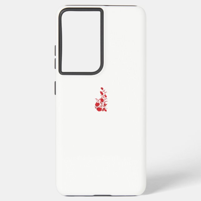 Rose Madder, Blumendesign von Thunderbird Samsung Galaxy Hülle (Rückseite)