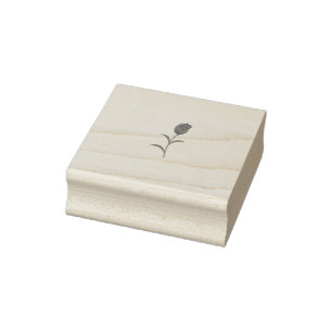 Rose Madder, Lava Red, Blumendesign Gummistempel