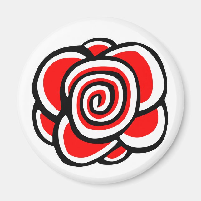 Rose Magnet (Vorne)