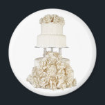 Rose Magnet<br><div class="desc">Rose Base Wedding Cake Hochzeitssaison Ideen für Hochzeiten</div>