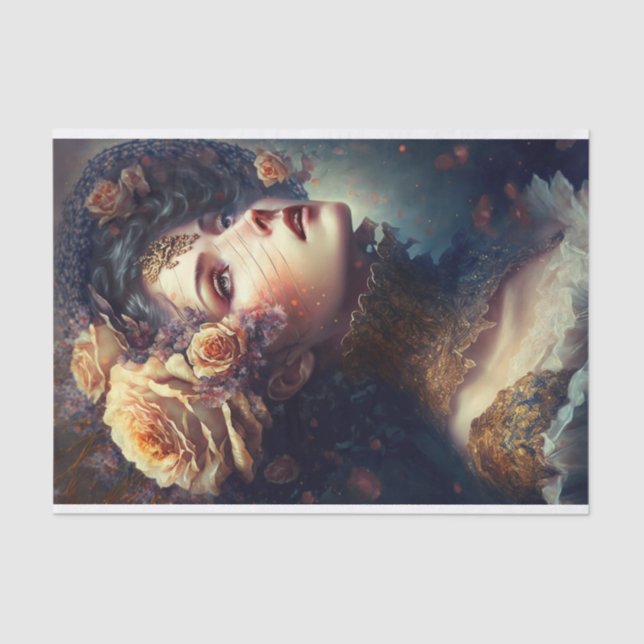 Rose Maiden Seidenpapier (Vorderseite)