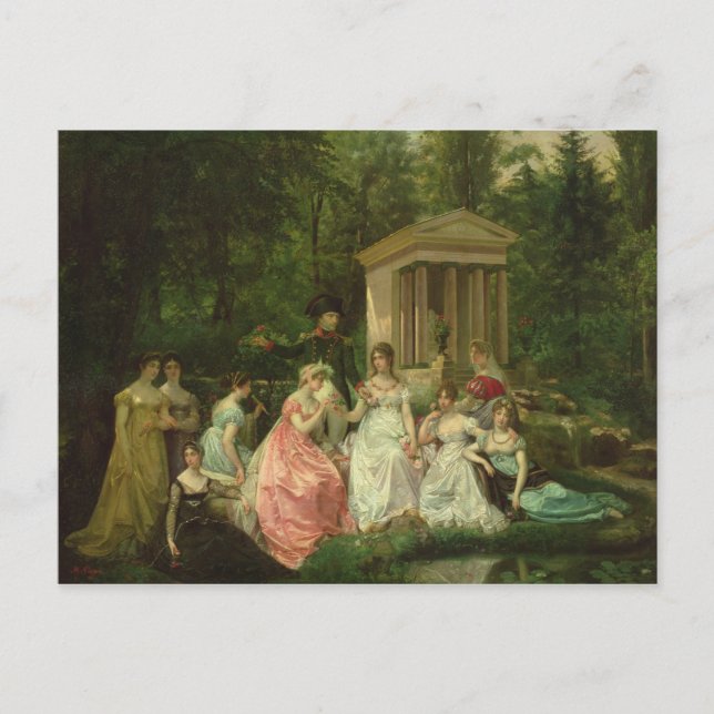 Rose Malmaison, c.1867 Postkarte (Vorderseite)