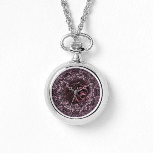 Rose Mandala Armbanduhr