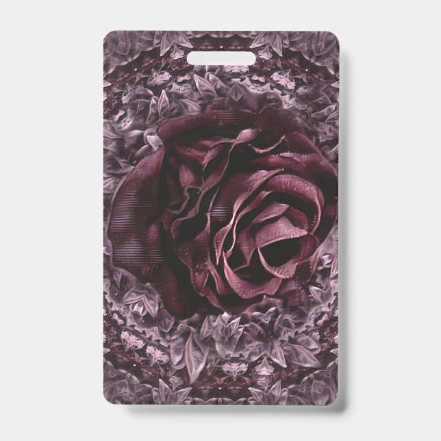 Rose Mandala  Ausweis (Vorderseite)