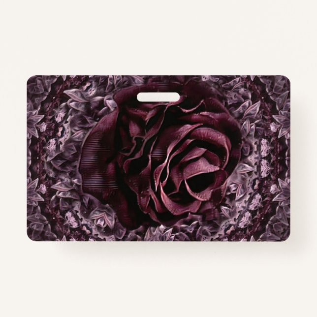 Rose Mandala  Ausweis (Vorderseite)