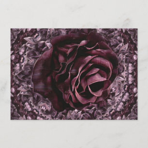 Rose Mandala Begleitkarte