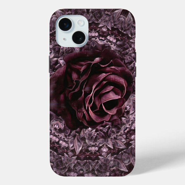 Rose Mandala Case-Mate iPhone Hülle (Rückseite)