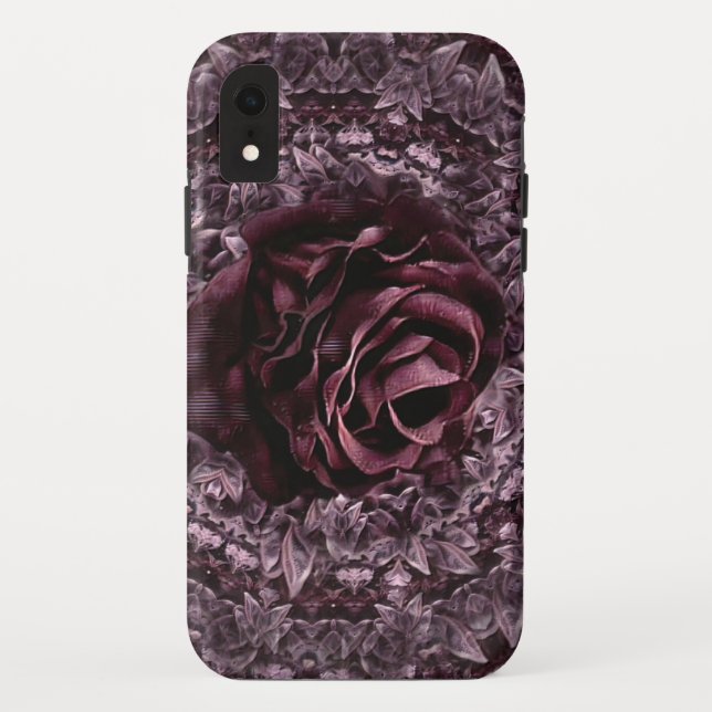 Rose Mandala Case-Mate iPhone Hülle (Rückseite)