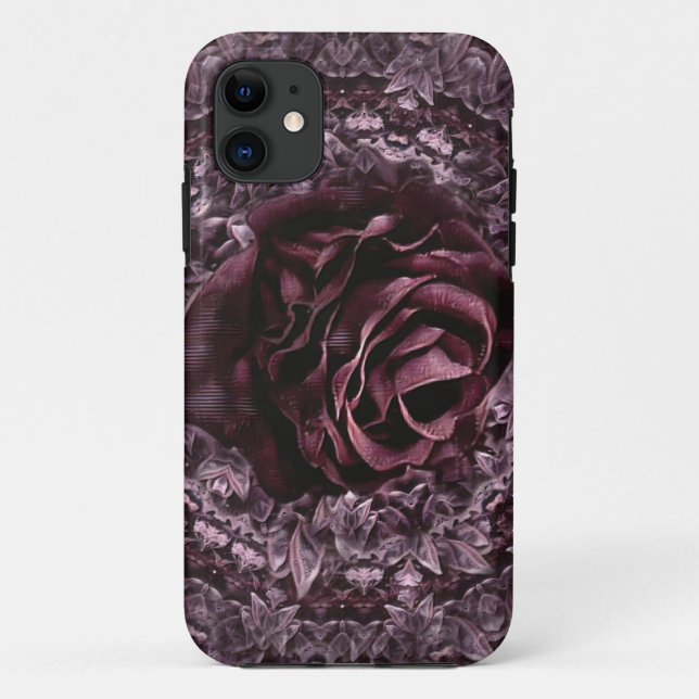 Rose Mandala Case-Mate iPhone Hülle (Rückseite)