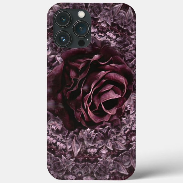 Rose Mandala Case-Mate iPhone Hülle (Rückseite)