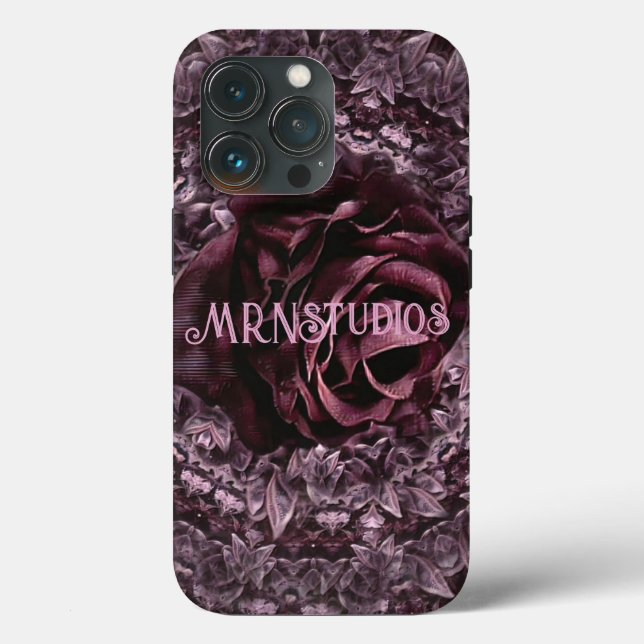 Rose Mandala Case-Mate iPhone Hülle (Rückseite)