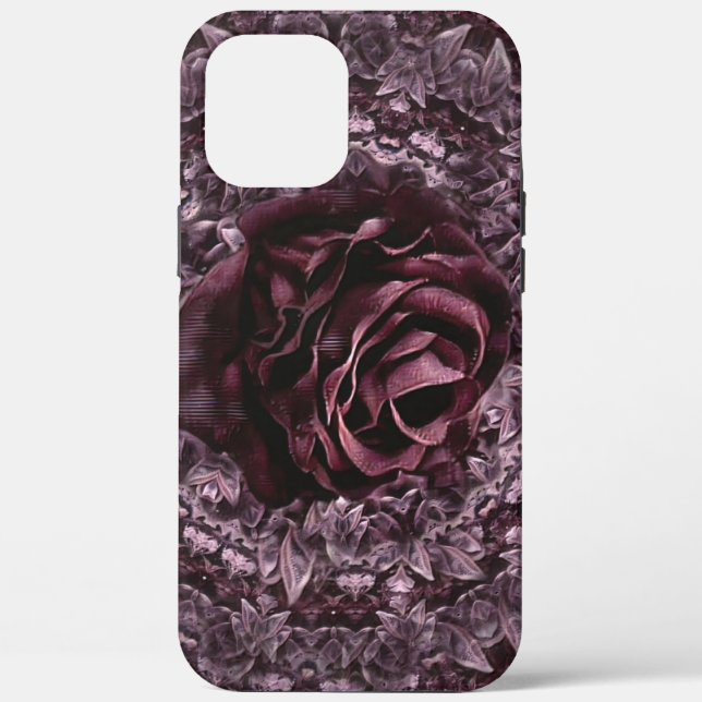 Rose Mandala Case-Mate iPhone Hülle (Rückseite)