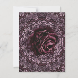 Rose Mandala Dankeskarte