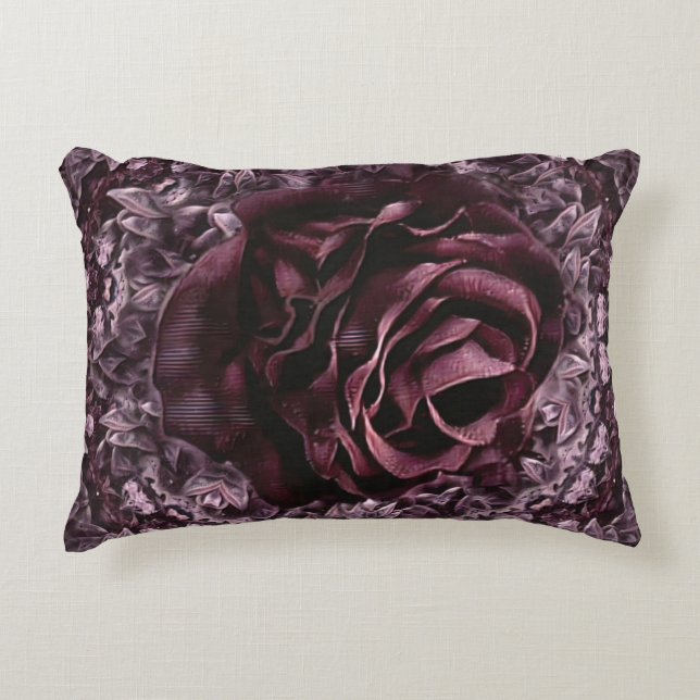 Rose Mandala  Dekokissen (Vorderseite)