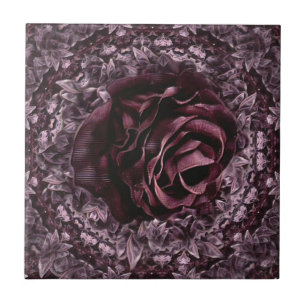 Rose Mandala  Fliese