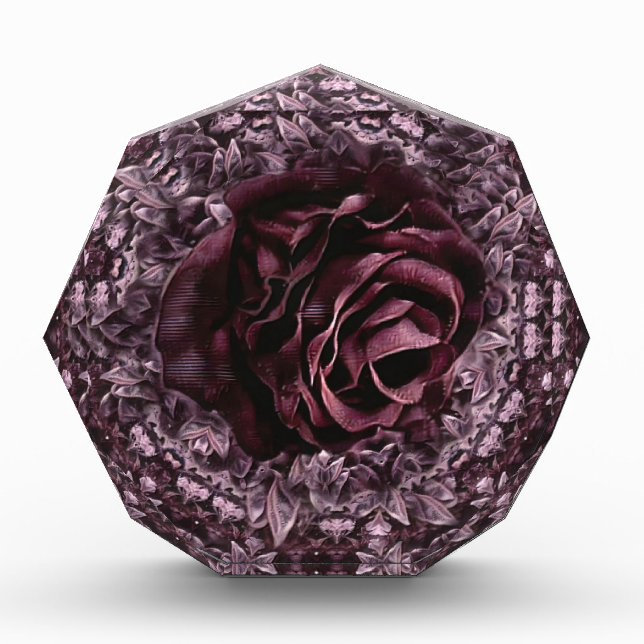 Rose Mandala Fotoblock (Vorderseite)