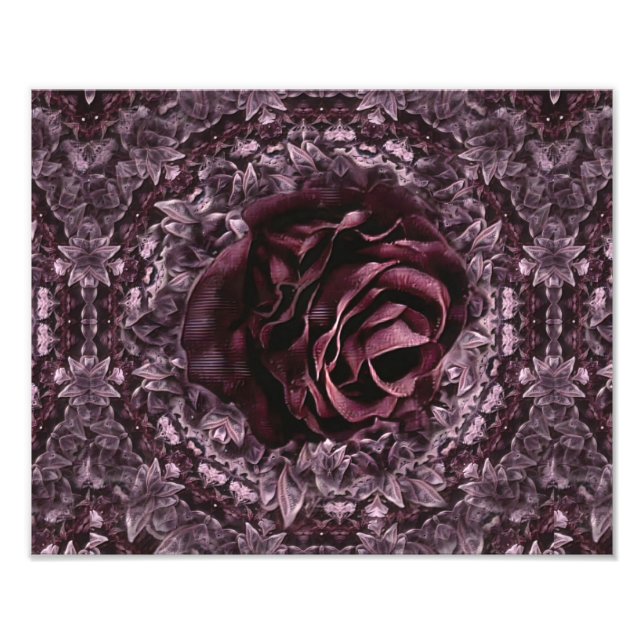 Rose Mandala Fotodruck (Vorne)