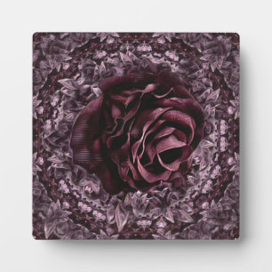 Rose Mandala Fotoplatte