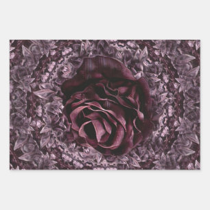 Rose Mandala Geschenkpapier Set