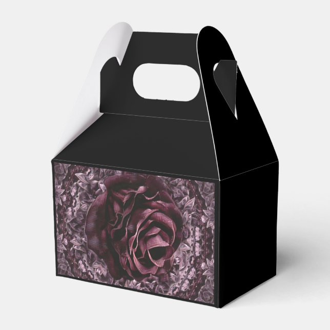 Rose Mandala Geschenkschachtel (Vorderseite)