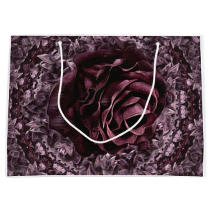 Rose Mandala Große Geschenktüte