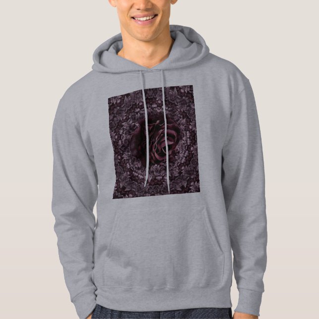 Rose Mandala Hoodie (Vorderseite)