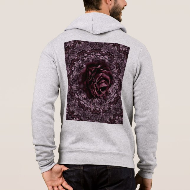 Rose Mandala Hoodie (Rückseite)