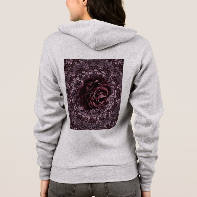 Rose Mandala Hoodie (Rückseite)