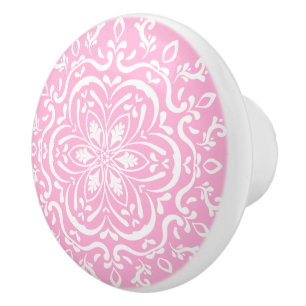 Rose Mandala Keramikknauf