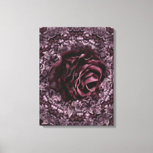 Rose Mandala Leinwanddruck