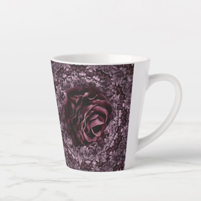 Rose Mandala Milchtasse (Rechts)
