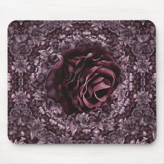 Rose Mandala Mousepad (Vorne)