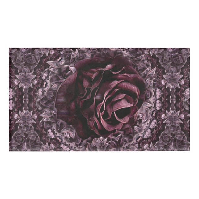 Rose Mandala Namenschild (Vorderseite)