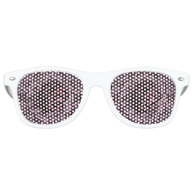 Rose Mandala Partybrille (Vorderseite)