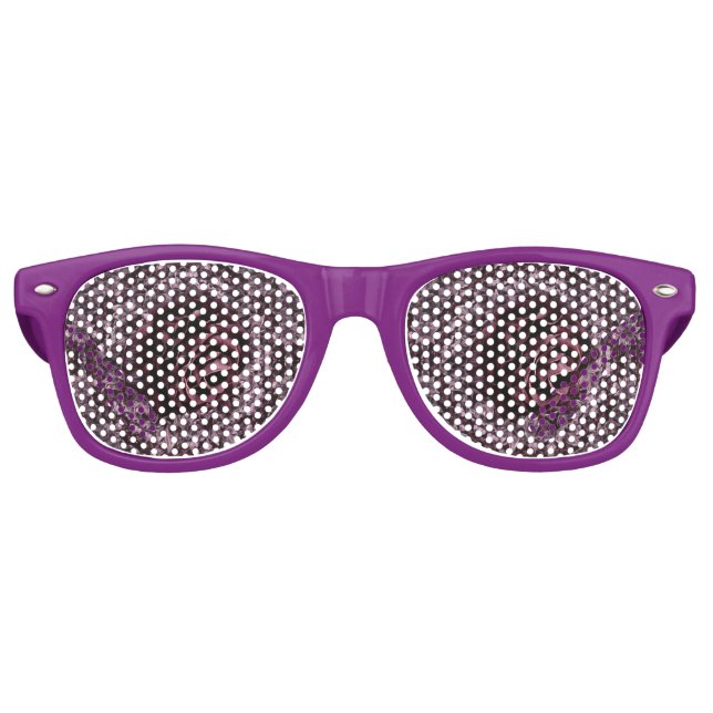 Rose Mandala Partybrille (Vorderseite)