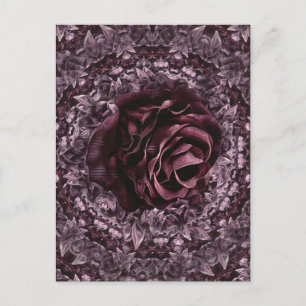 Rose Mandala Postkarte