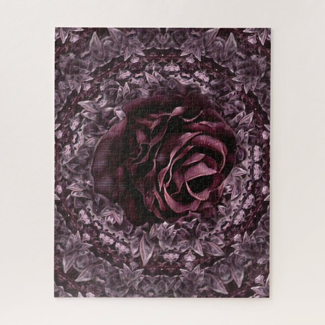 Rose Mandala Puzzle (Vertikal)